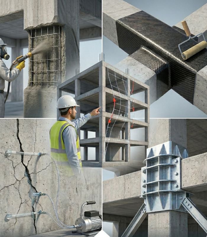 Διάγραμμα Στατικής Ενίσχυσης Θεμελίωσης Κτιρίου