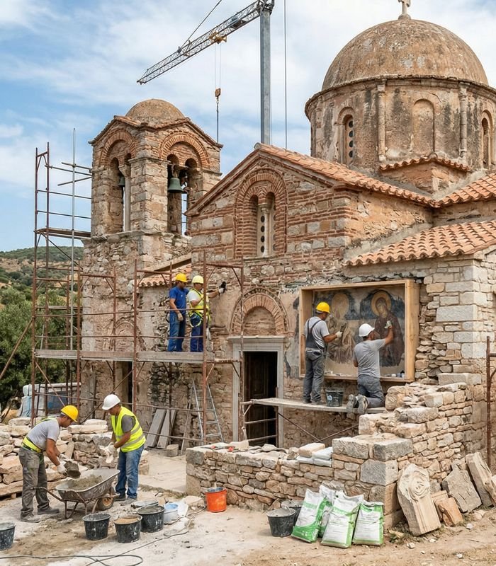 Αναπαλαιώσεις Εκκλησιών και Μοναστηρίων